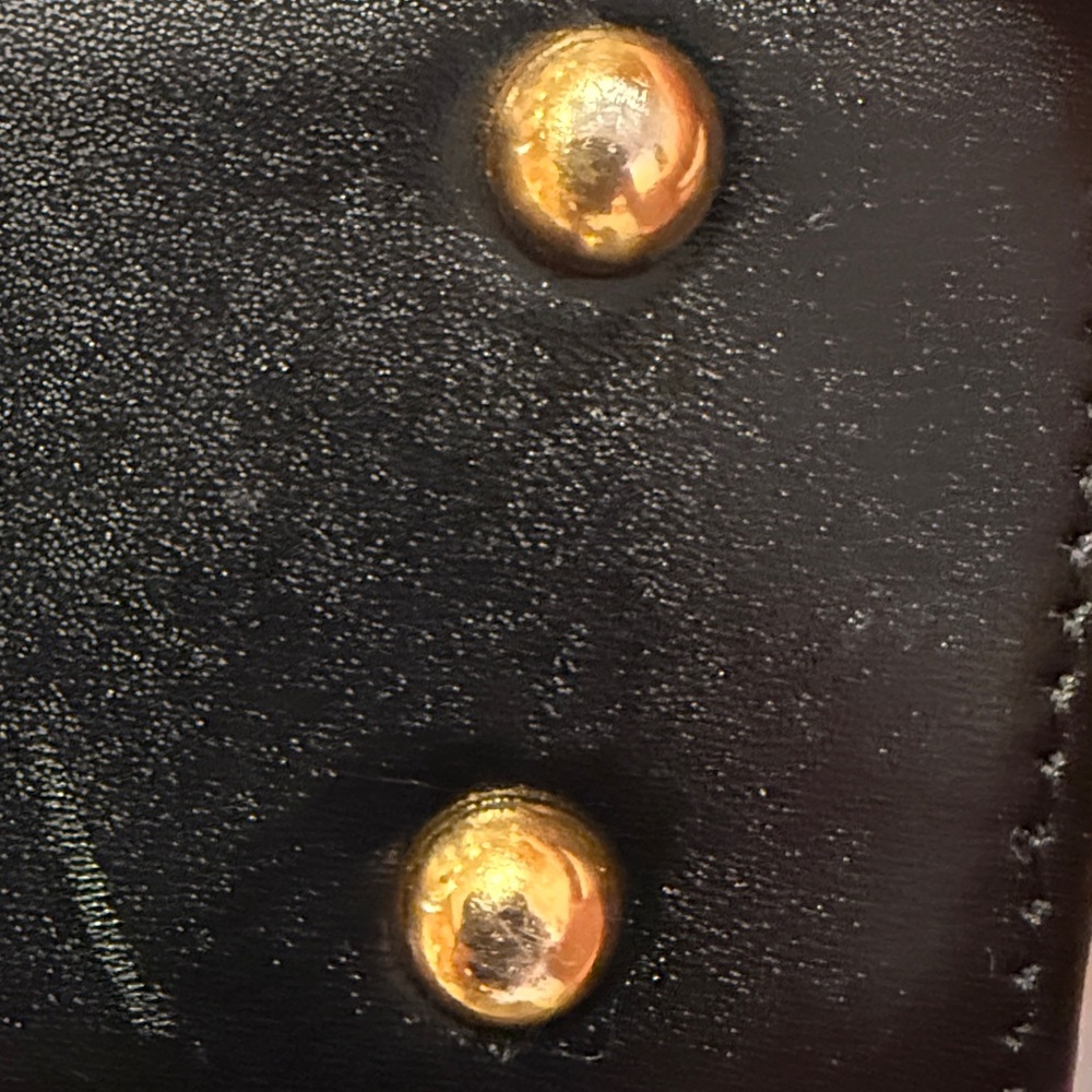 EUC - Givenchy Black and Gold Leather Purse - Picture 6 of 10